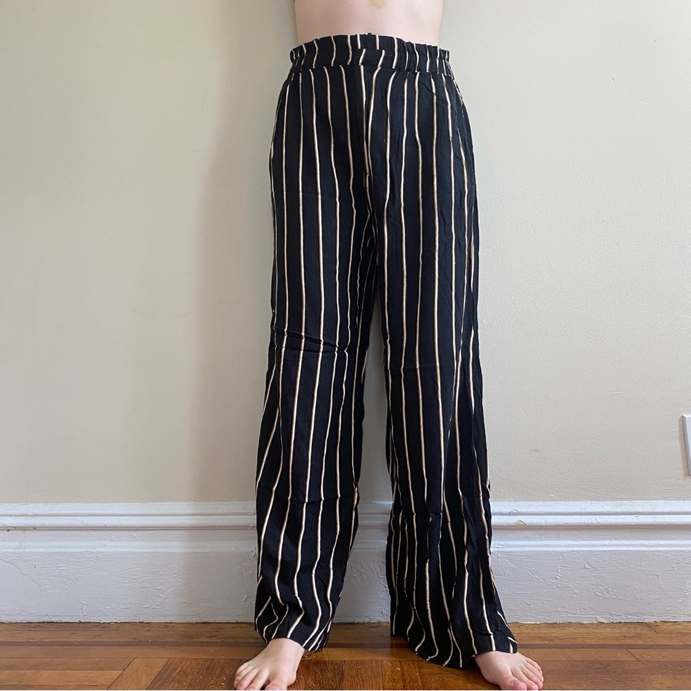 Striped Flowy Pants Forever21